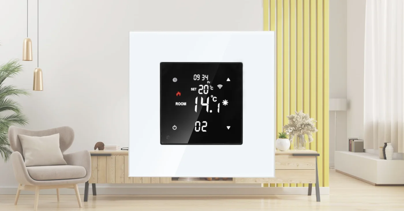 Smart termostat ROON s WiFi: Stylové ovládání tepla pro váš domov