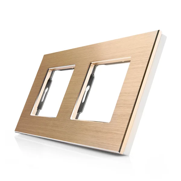 Hliníkový rámeček pro 2 moduly ROON - R-2SR-ALU-G