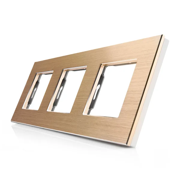Hliníkový rámeček pro 3 moduly ROON - R-3SR-ALU-G