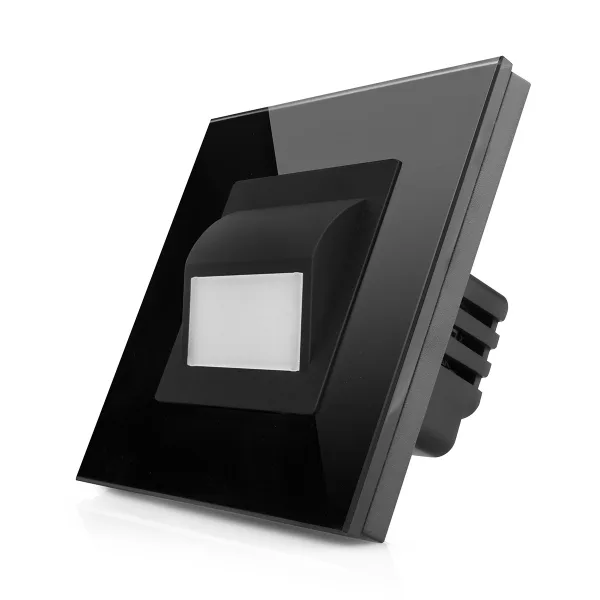Kompletní podlahové LED světlo ve skleněném rámečku ROON R-Socket-FL-BB