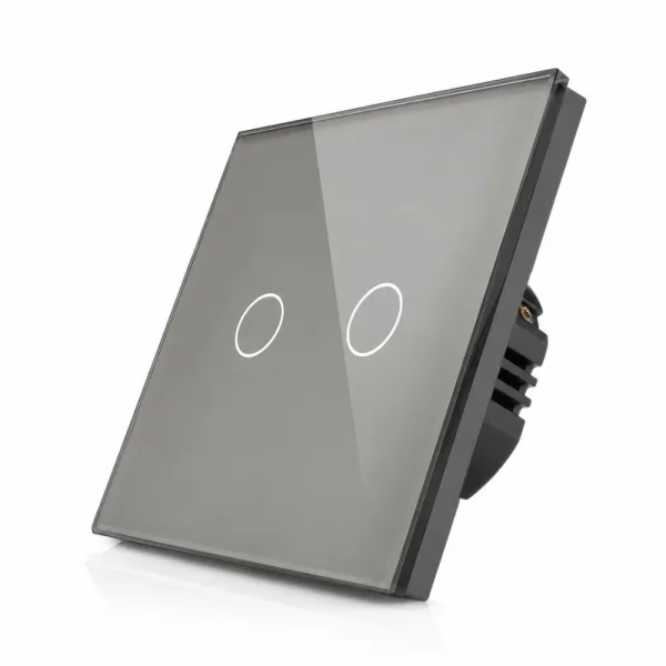 Skleněný dotykový stmívač R-T602DR-GR