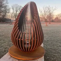 Designové CorTen ohniště (238kg)