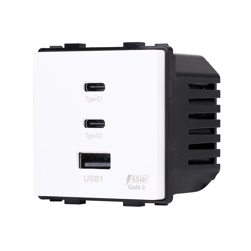 Modul USB nabíječky ROON R-USB-A+C+C-65W-W