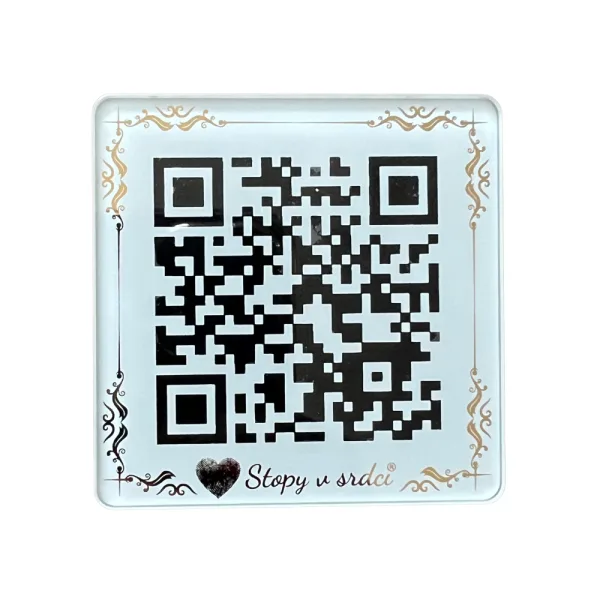 Předaktivovaný skleněný QR kód – pro vzpomínky, které nezmizí