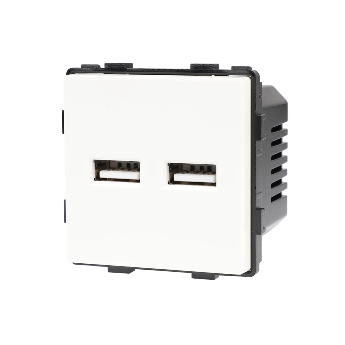 Modul USB nabíječky 2,1 A R-USB-2,1A-W White